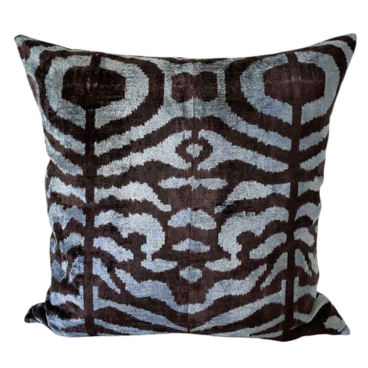 Animal Print Velvet Throw Pillow